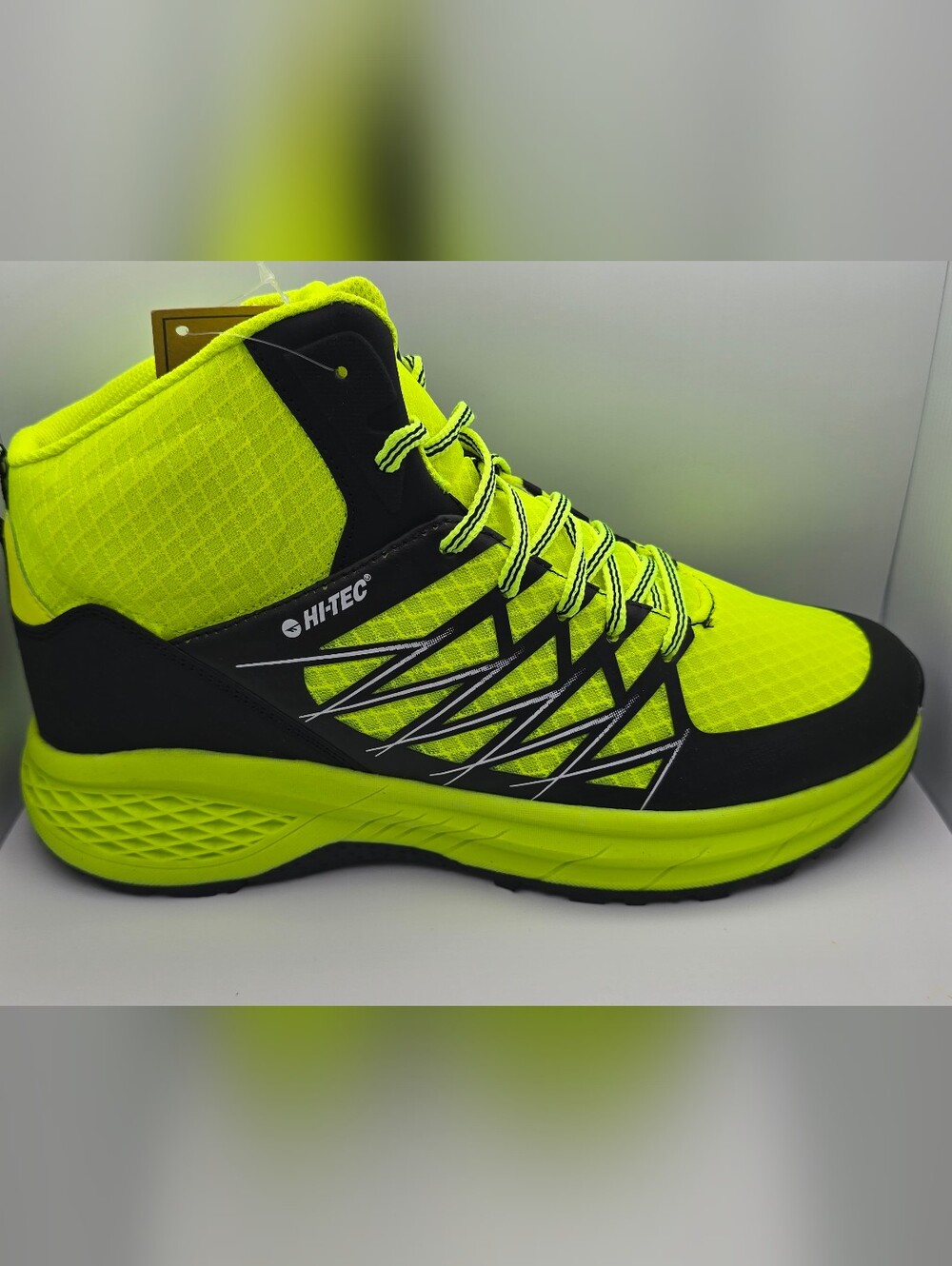 Hi-Tec Neon Yellow and Black Trail Boots